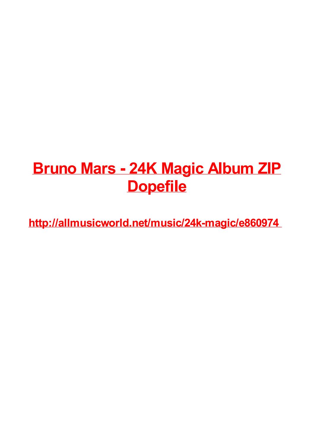 Bruno Mars Album Download Zip Free